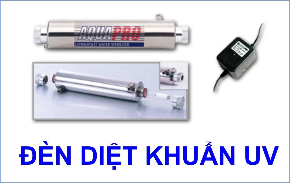 ĐÈN CỰC TÍM (UV) TRONG MÁY LỌC NƯỚC