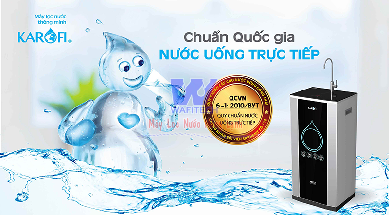 Dấu hiệu nhận dạng máy lọc nước gia đình Karofi chính hãng