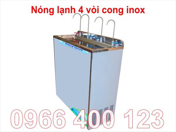 Máy lọc nước nóng lạnh 4 vòi cong